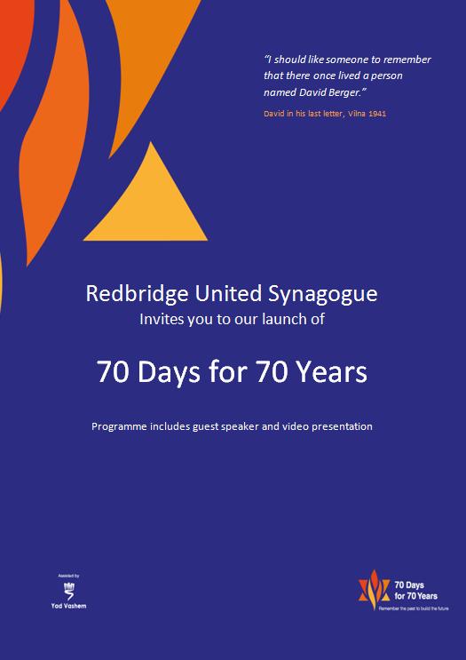 What’s On 70 Days For 70 Years